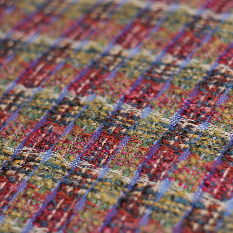 Red/Green Lattice Wool Yarn-Dy - Sewing Tweed review and price