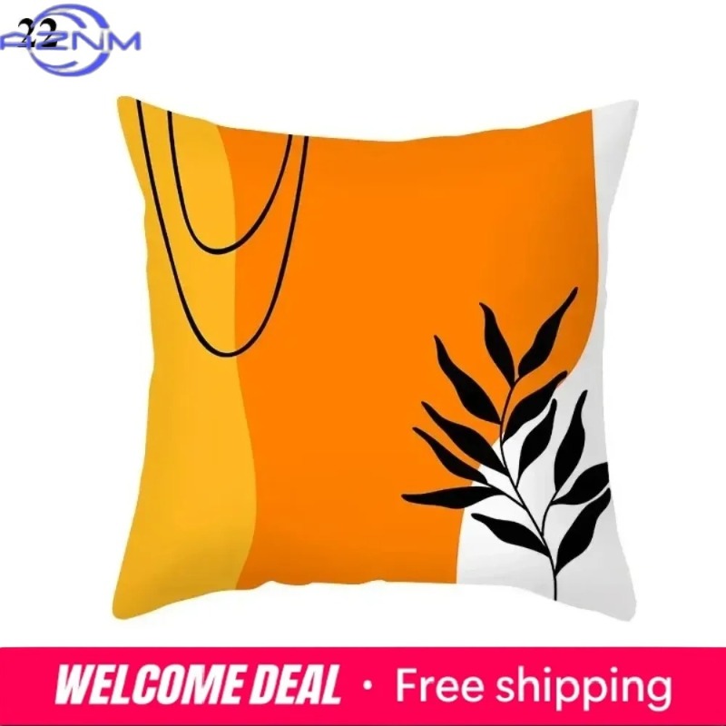 Boho Orange Abstract Cushion C - Century Textile & Sewing Supply By Owner review and price