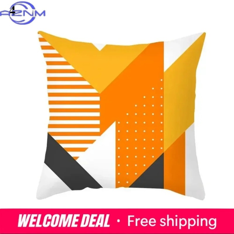 Boho Orange Abstract Cushion C - Century Textile & Sewing Supply By Owner review and price