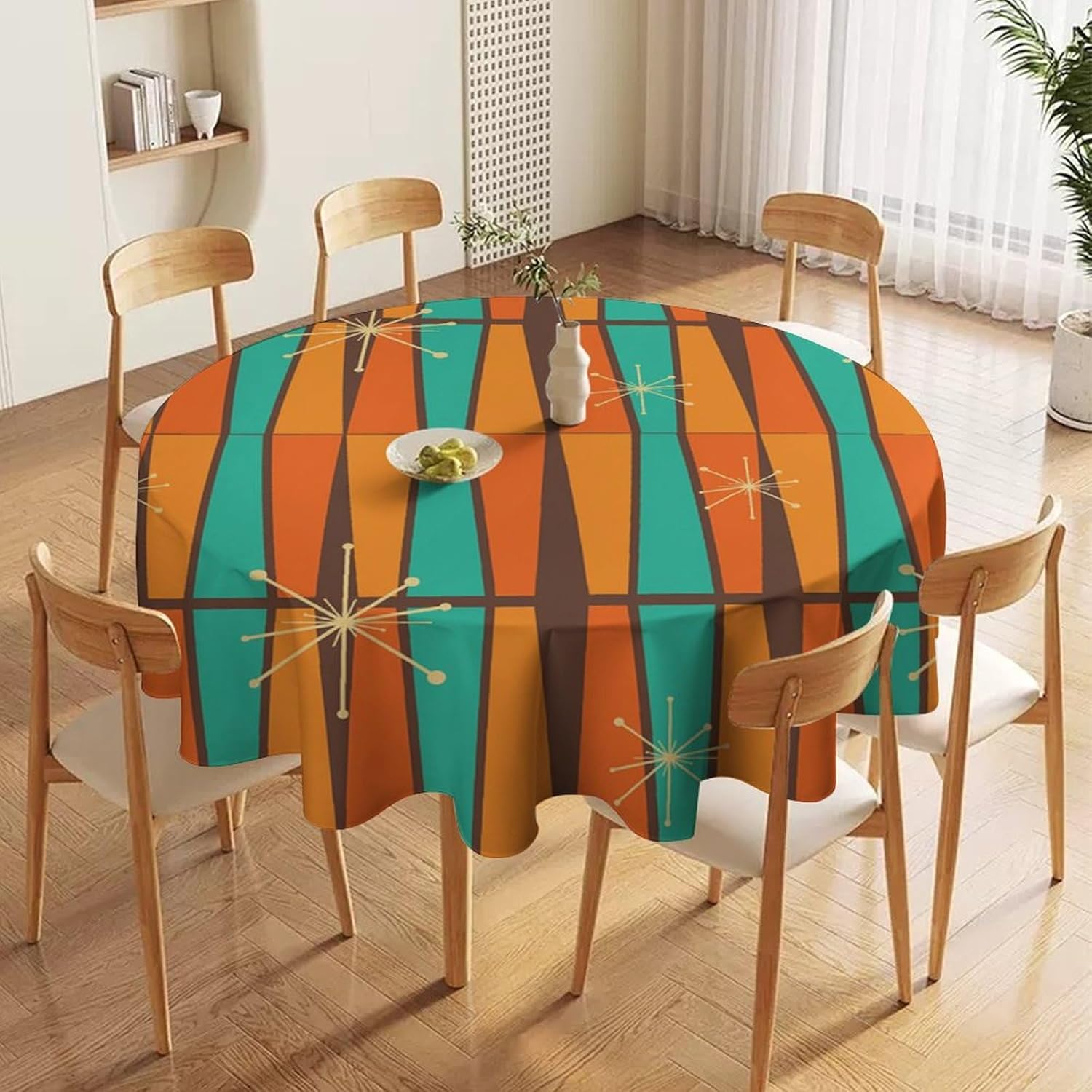Mid Century Modern Orange Yell - Century Textile & Sewing Supply By Owner review and price