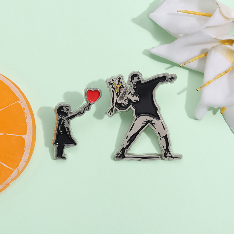 5 Styles Sculpture Enamel Pins - Sewing Labels review and price