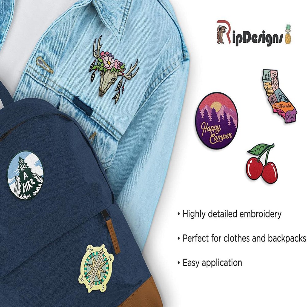 Cartoon Landscape Space Woven  - Sewing Labels review and price