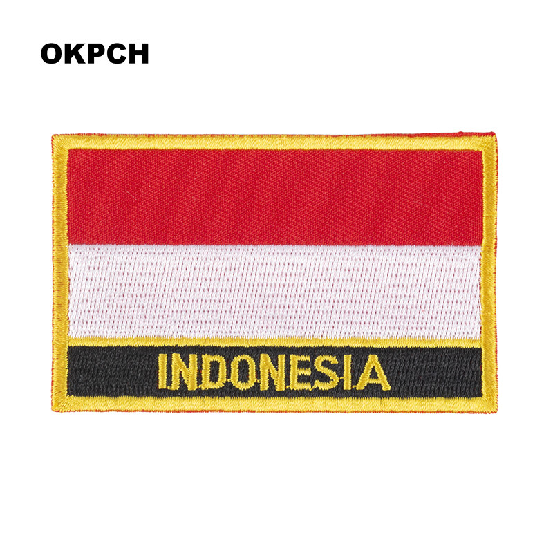 Indonesia Flag Embroidery Patc - Sewing Indonesia review and price