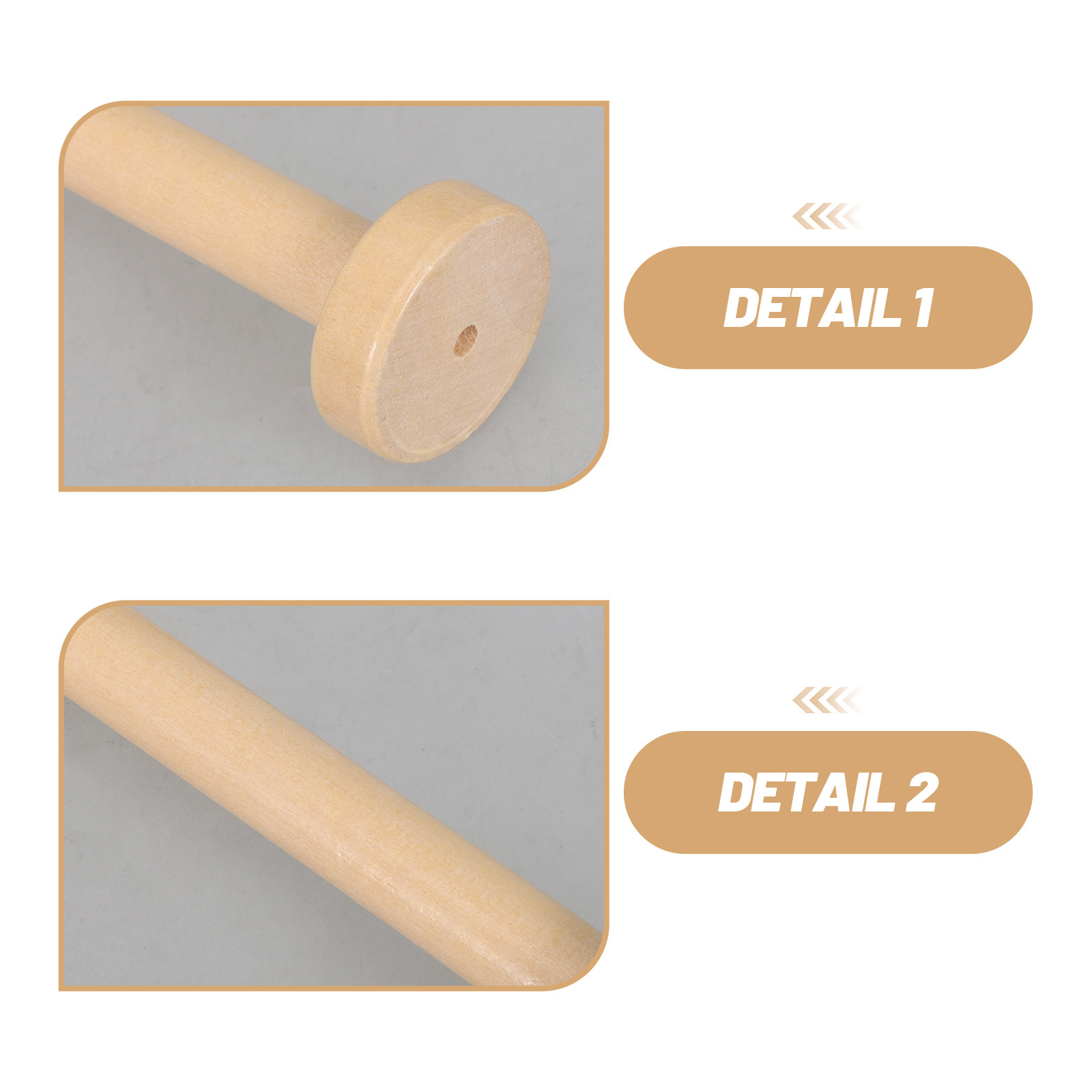 5Pcs Wooden Spools Natural Vin - Sewing Textiles review and price