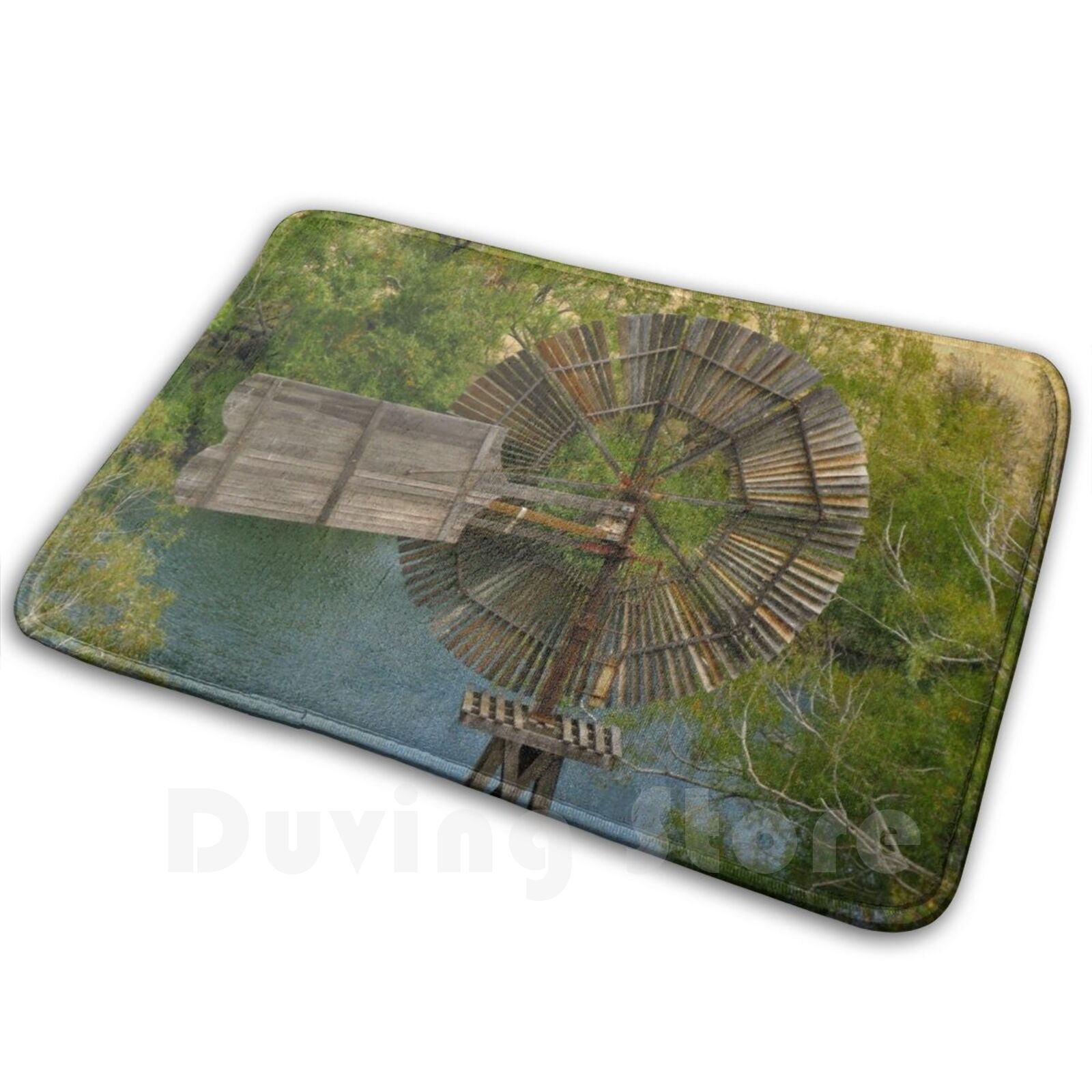 Wooden Windmill Carpet Mat Rug - Century Textile & Sewing Supply By Owner review and price