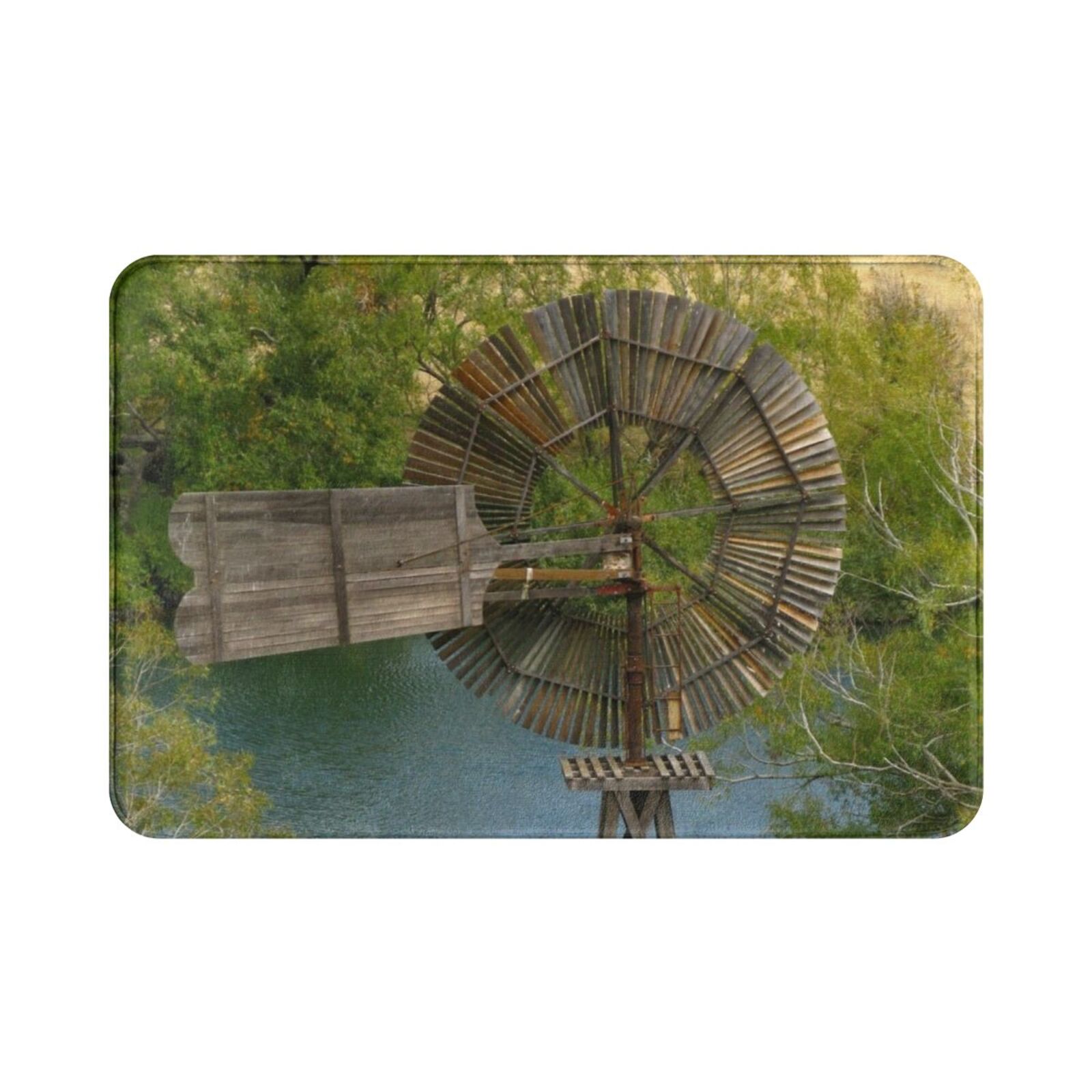 Wooden Windmill Carpet Mat Rug - Century Textile & Sewing Supply By Owner review and price