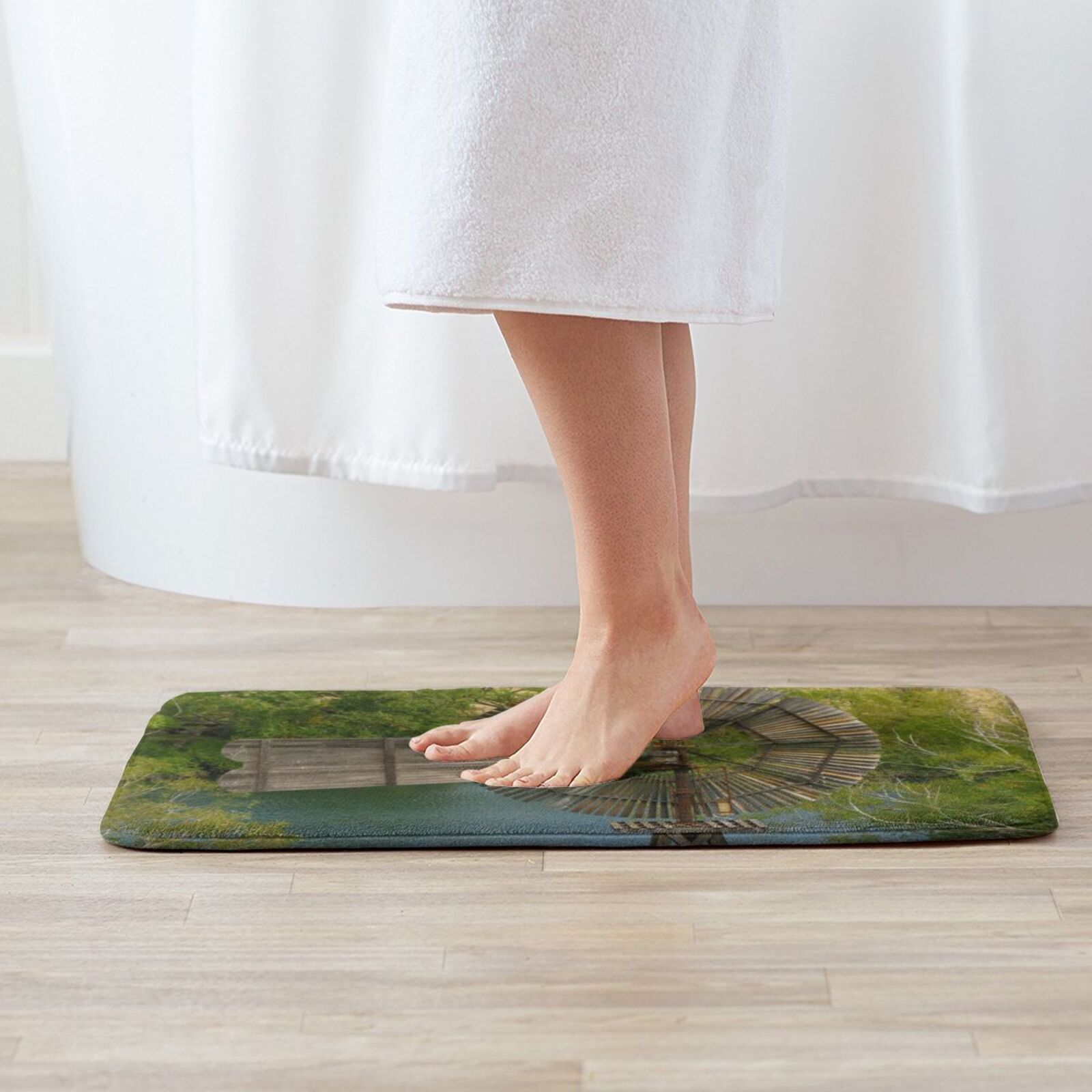 Wooden Windmill Carpet Mat Rug - Century Textile & Sewing Supply By Owner review and price