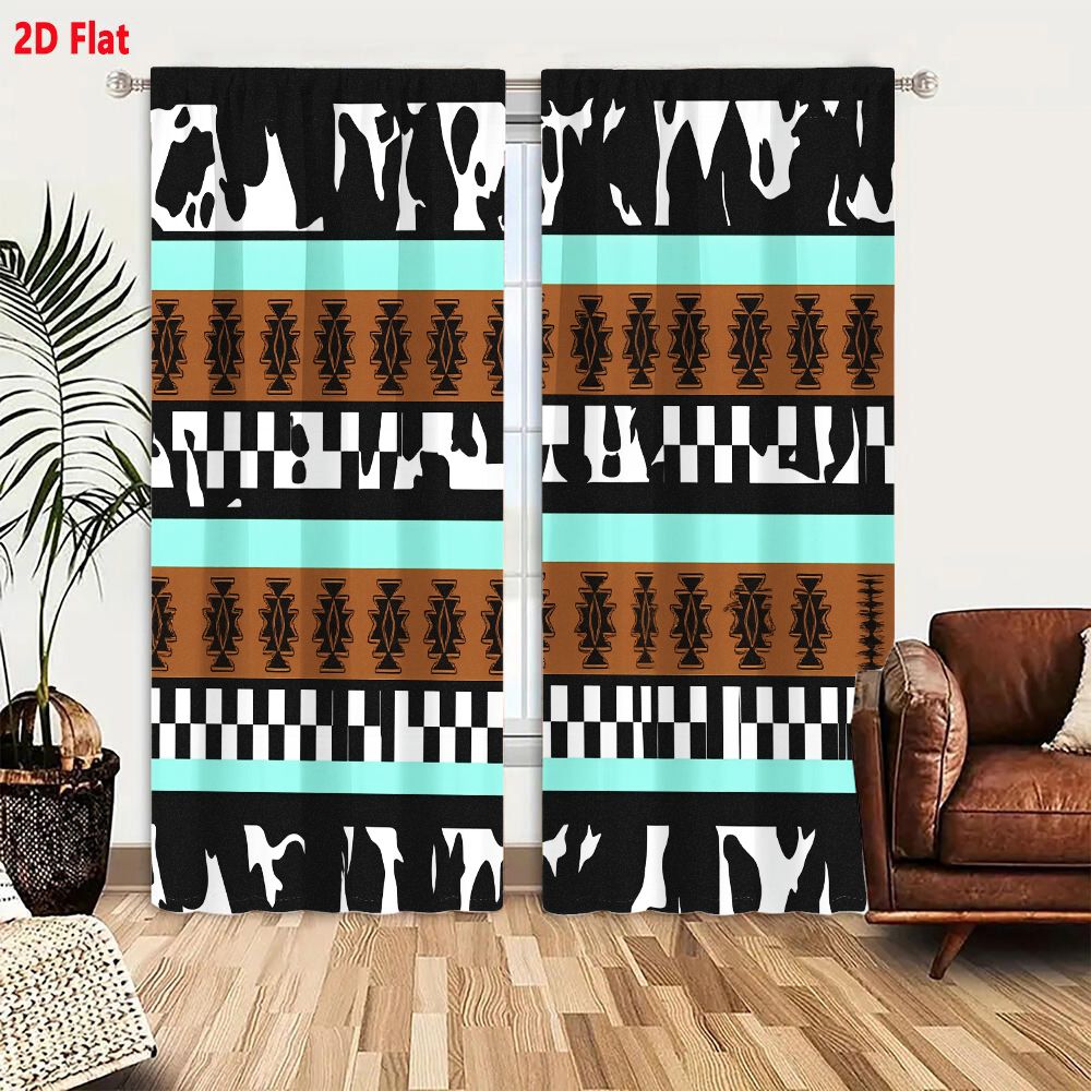 2Pcs Curtains 2D Flat Geometri - Century Textile & Sewing Supply By Owner review and price