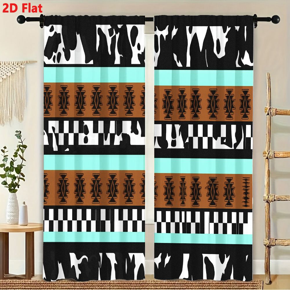 2Pcs Curtains 2D Flat Geometri - Century Textile & Sewing Supply By Owner review and price
