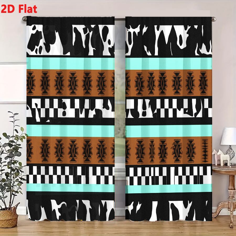 2Pcs Curtains 2D Flat Geometri - Century Textile & Sewing Supply By Owner review and price