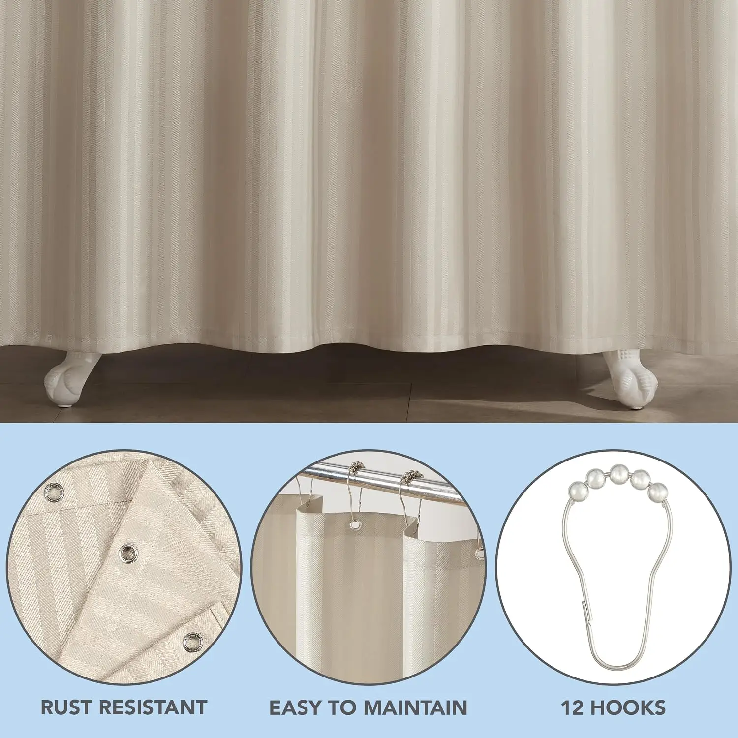 Arkwright Bulk Shower Curtain  - Fabric Weight Set review and price