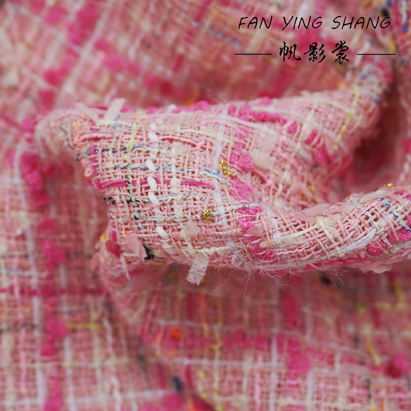 The Pink Plaid Tassel Cotton T - Sewing Tweed review and price