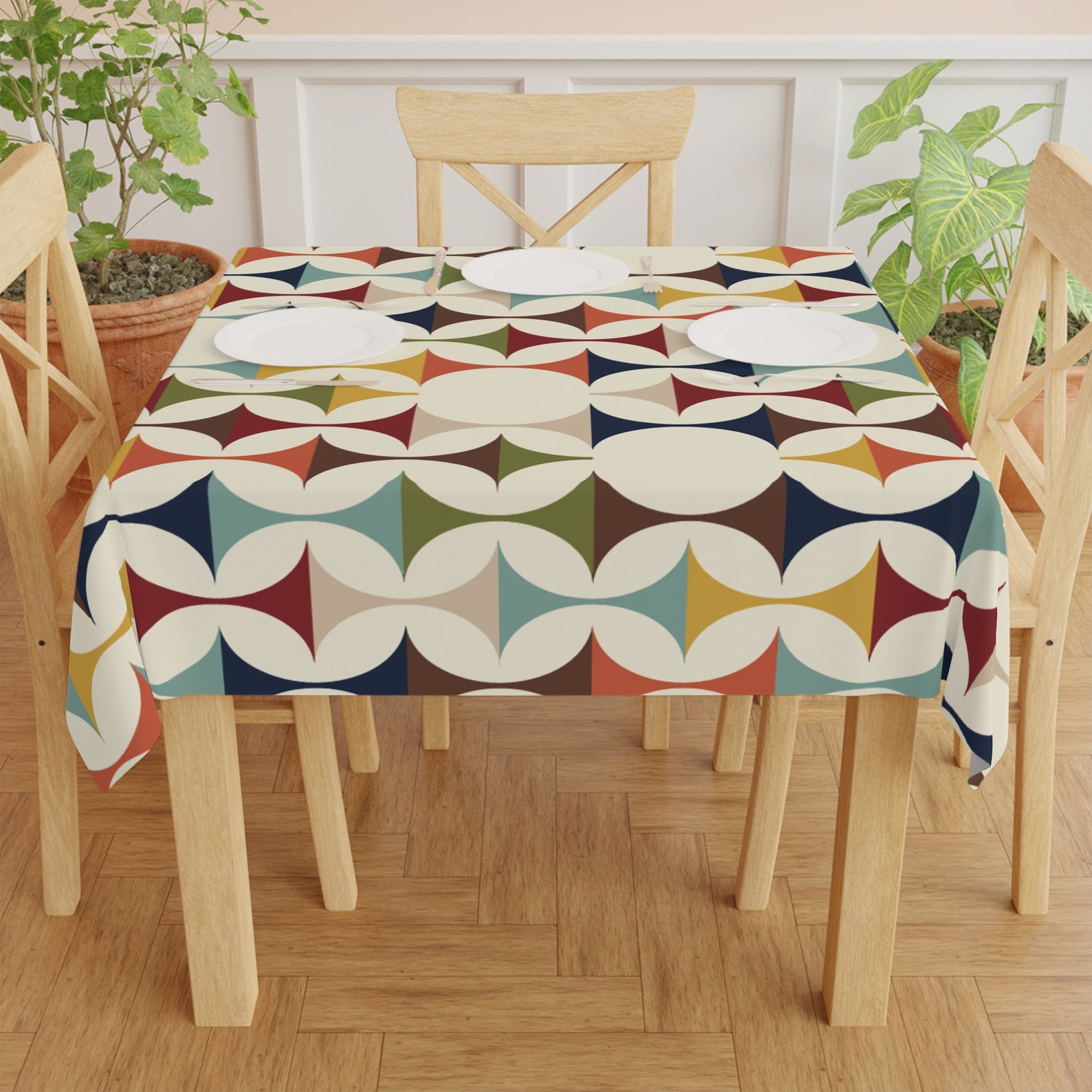 Mid Century Modern Retro Geome - Century Textile & Sewing Supply By Owner review and price
