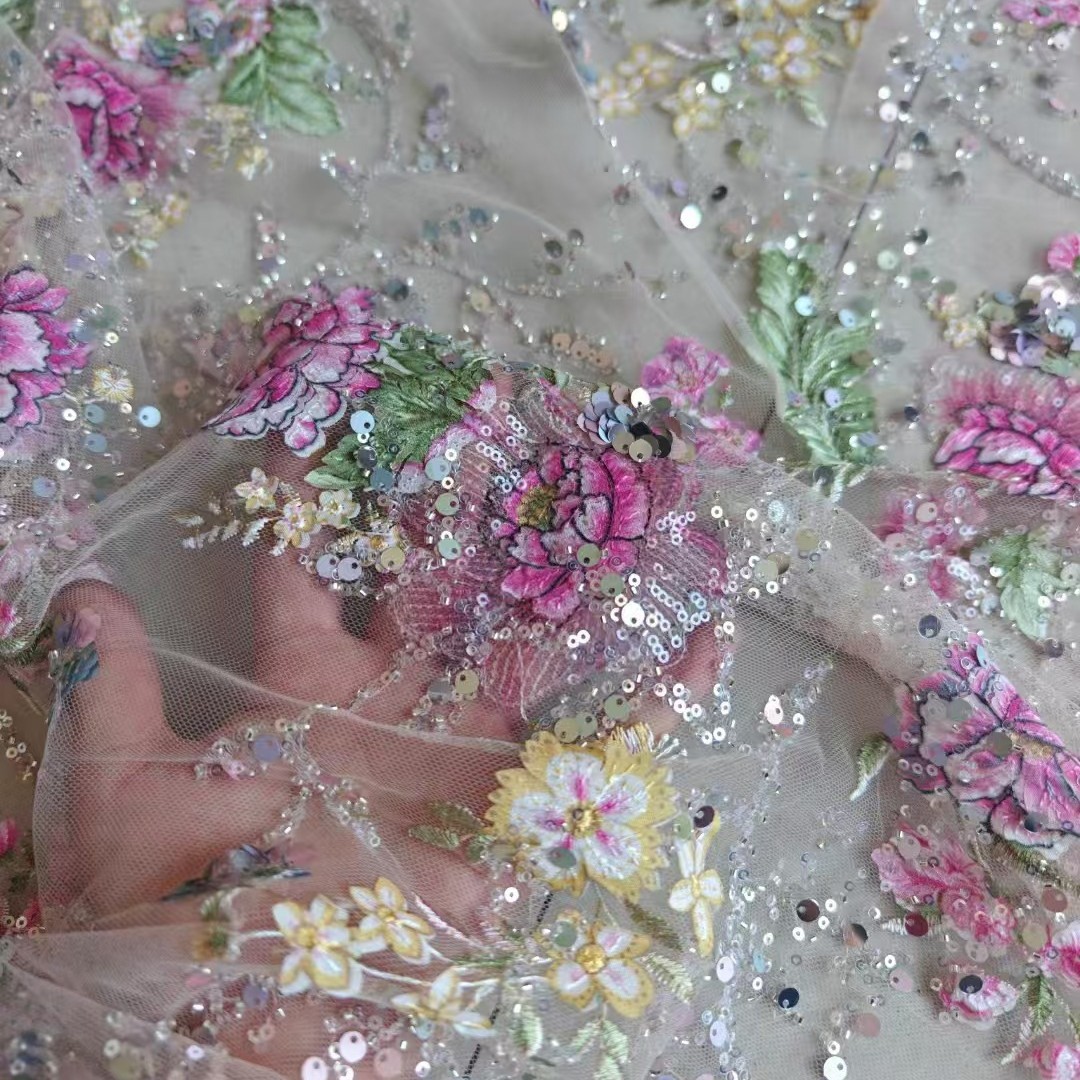 1M 120Cm Wide Luxury Beaded La - Sewing Textiles review and price