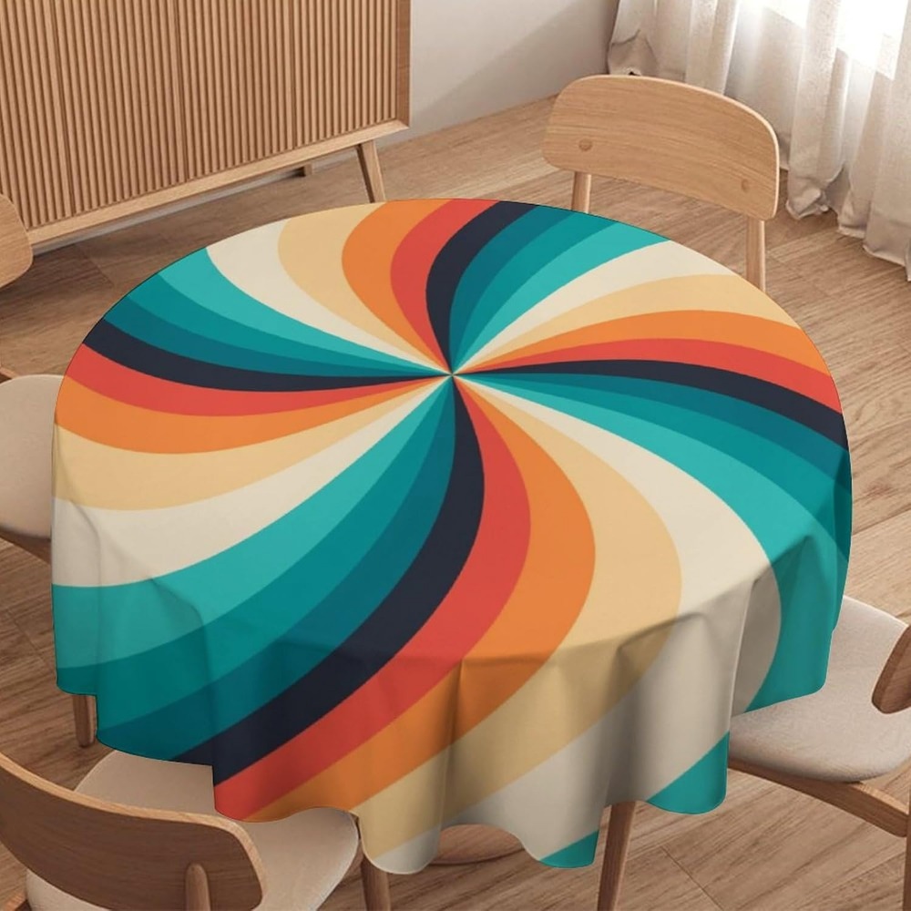 Vintage Groovy Swirl Round Tab - Century Textile & Sewing Supply By Owner review and price