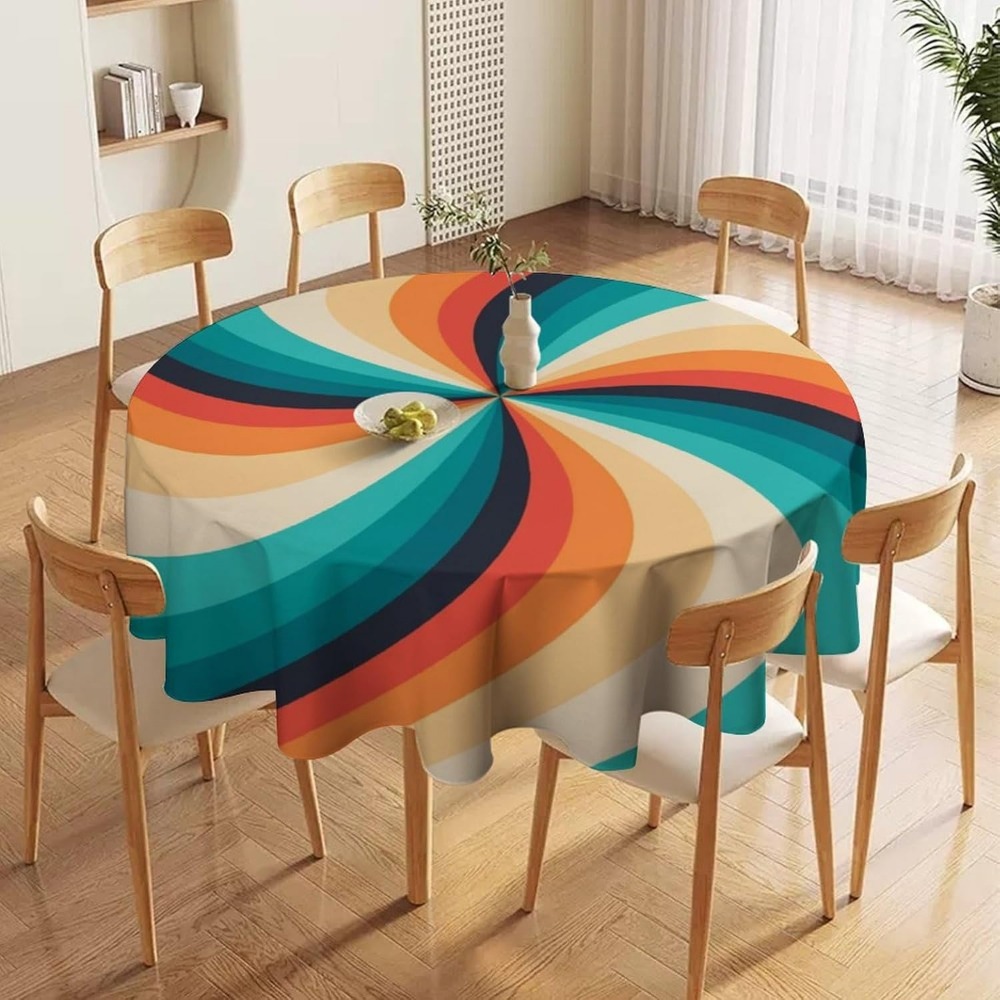 Vintage Groovy Swirl Round Tab - Century Textile & Sewing Supply By Owner review and price