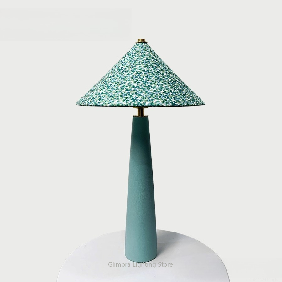 Teal Umbrella Shape Table Lamp - Century Textile & Sewing Supply By Owner review and price